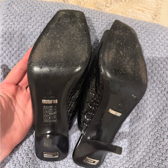 Crocodile Gucci mules - Picture 5 of 6